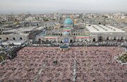 برگزاری محفل قرآنی ۱۲ هزار نفری فرشتگان مقاومت در حرم مطهر رضوی