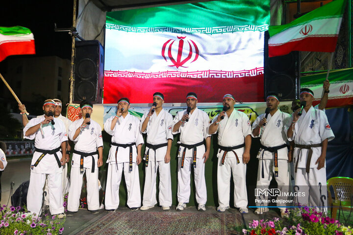پنجاه‌وپنجمین شب حماسه حضور اصفهانی‌ها در خیابان‌