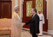 وزیر خارجه با سلطان عمان دیدار کرد