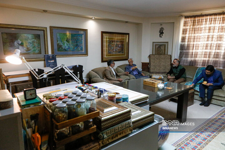 دیدار شهردار اصفهان با استاد «مجید صادق‌زاده»