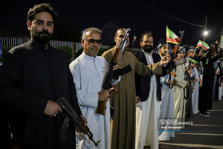 پنجاه‌ونهمین شب حماسه حضور اهوازی ها در شب میلاد امام رضا (ع)