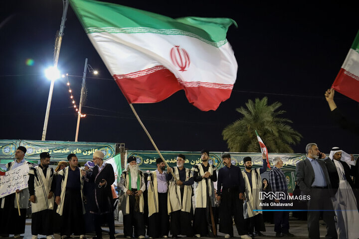 پنجاه‌ونهمین شب حماسه حضور اهوازی ها در شب میلاد امام رضا (ع)
