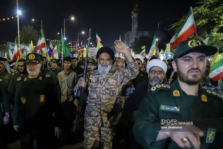 پنجاه‌ونهمین شب حماسه حضور اهوازی ها در شب میلاد امام رضا (ع)