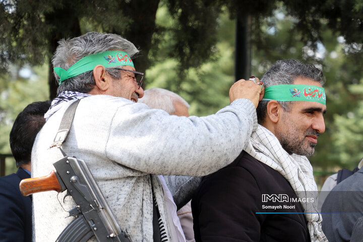 رزمایش جانفدای کرمانشاهیان ایران امام رضایی