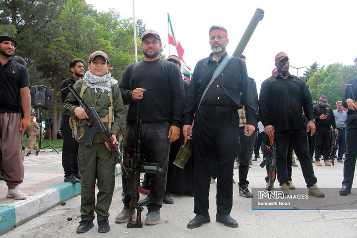 رزمایش جانفدای کرمانشاهیان ایران امام رضایی
