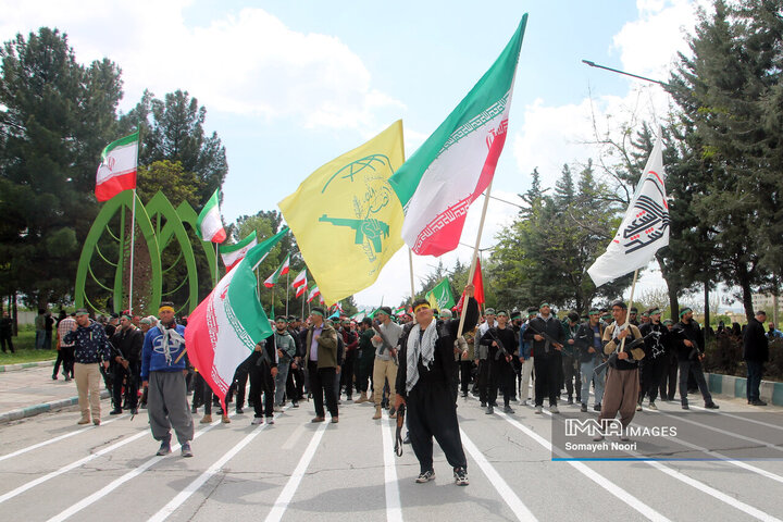 رزمایش جانفدای کرمانشاهیان ایران امام رضایی