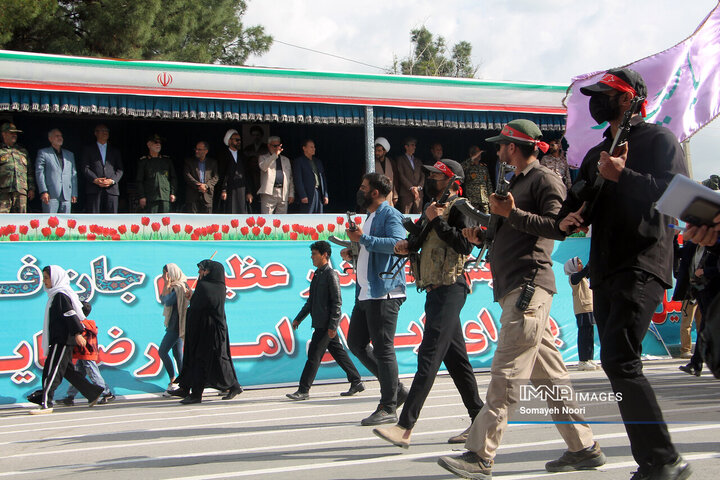 رزمایش جانفدای کرمانشاهیان ایران امام رضایی