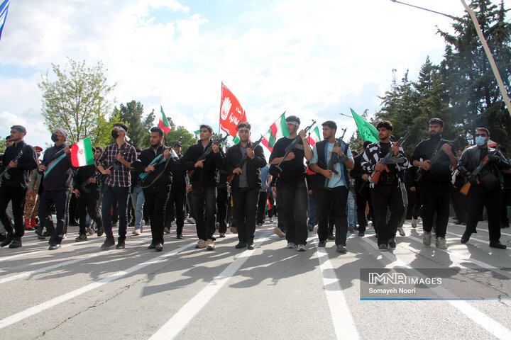 رزمایش جانفدای کرمانشاهیان ایران امام رضایی