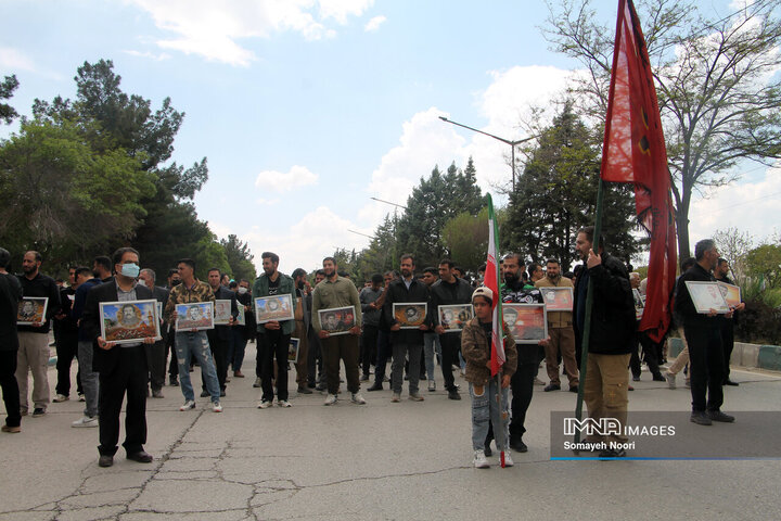 رزمایش جانفدای کرمانشاهیان ایران امام رضایی