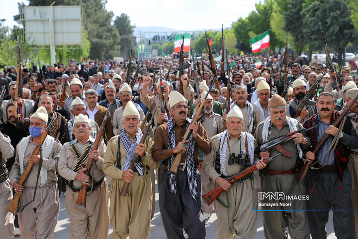 رزمایش جانفدای کرمانشاهیان ایران امام رضایی