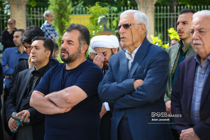مراسم تشییع استاد «رضا صنیع‌زاده»