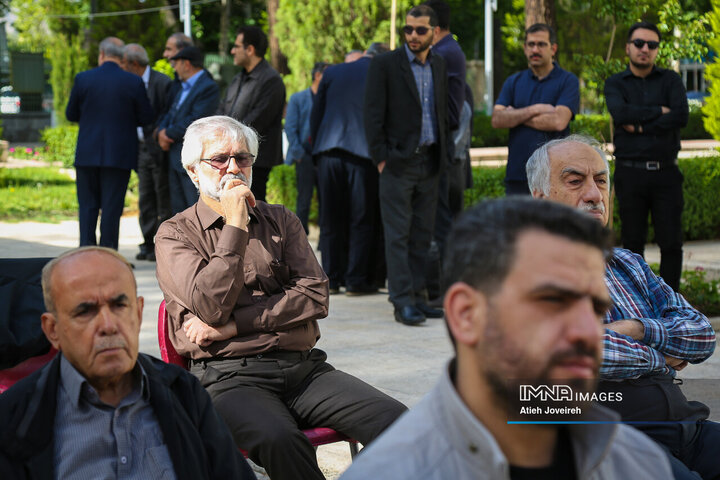 مراسم تشییع استاد «رضا صنیع‌زاده»