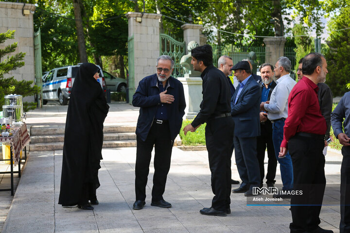 مراسم تشییع استاد «رضا صنیع‌زاده»