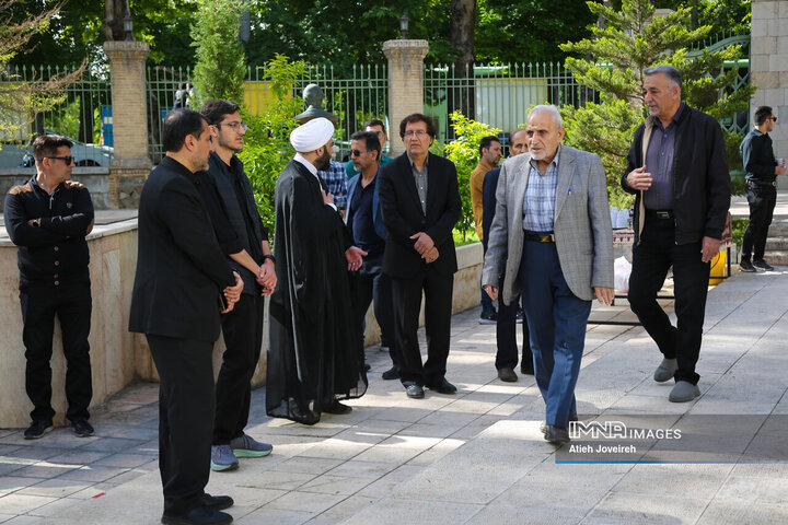 مراسم تشییع استاد «رضا صنیع‌زاده»
