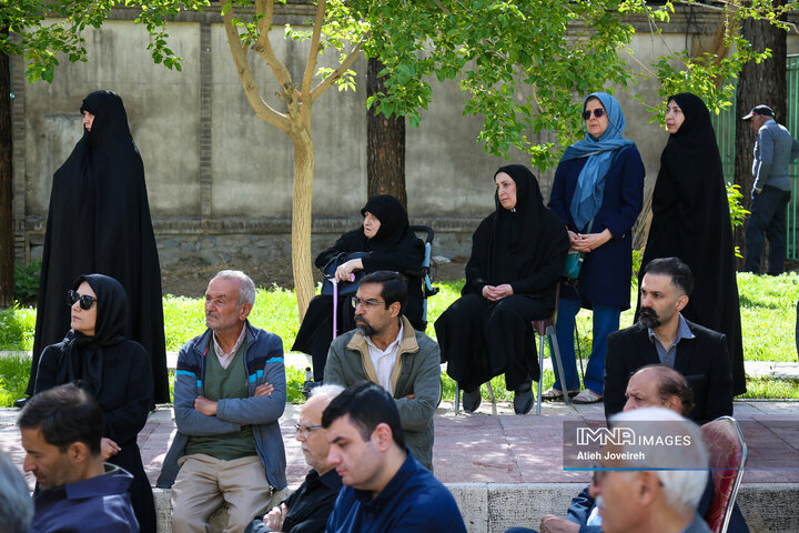 مراسم تشییع استاد «رضا صنیع‌زاده»