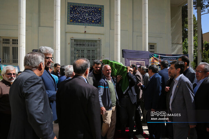 مراسم تشییع استاد «رضا صنیع‌زاده»