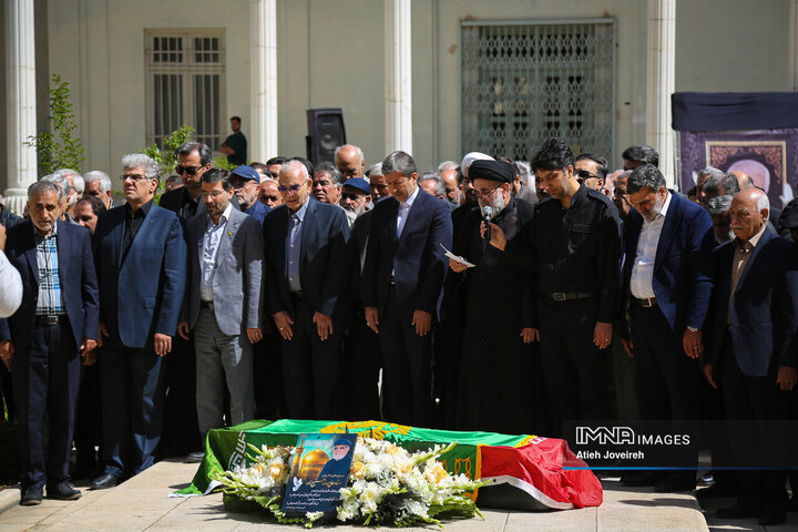 مراسم تشییع استاد «رضا صنیع‌زاده»