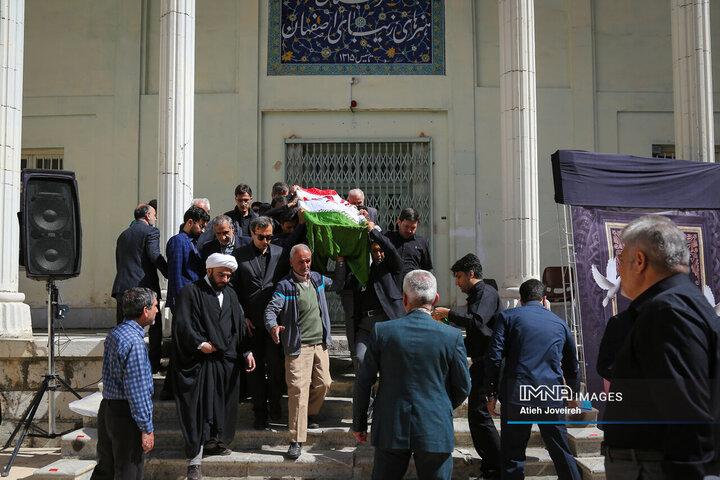 مراسم تشییع استاد «رضا صنیع‌زاده»