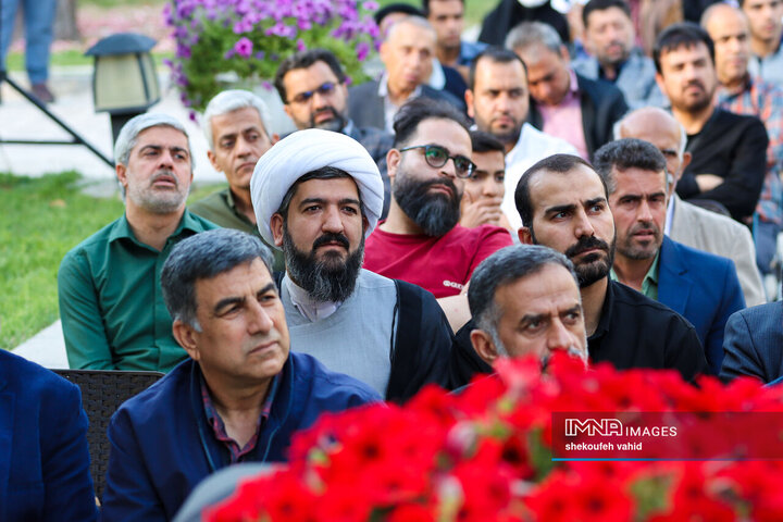 آیین افتتاح کانون خادمیاران رضوی مجموعه فرهنگی تخت فولاد