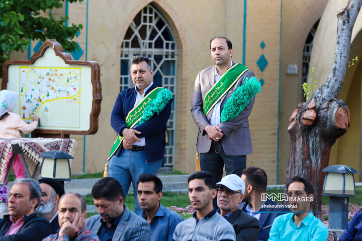 آیین افتتاح کانون خادمیاران رضوی مجموعه فرهنگی تخت فولاد