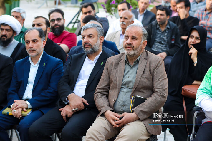 آیین افتتاح کانون خادمیاران رضوی مجموعه فرهنگی تخت فولاد