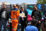 قدردانی از تلاشگران عرصه کار و خدمت منطقه ۱۵ اصفهان در روز جهانی کارگر