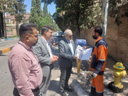احترام به کارگر، احترام به انسانیت است / تجلیل از زحمتکشان عرصه خدمت در منطقه ۵