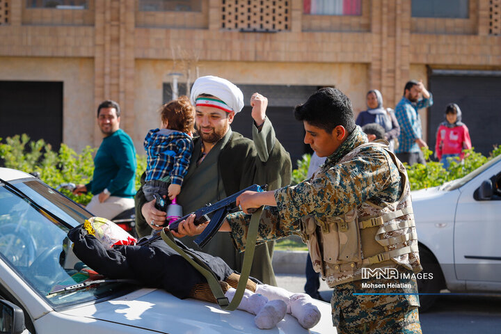 رزمایش طلاب و روحانیون «جان فدا» استان اصفهان