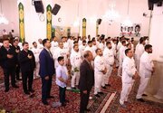 تقدیم مدال ساحلی‌بازان به ساحت مقدس امام رضا (ع)