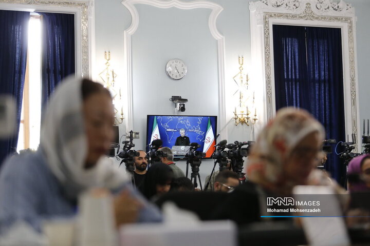 نشست خبری سخنگوی وزارت امور خارجه جمهوری اسلامی ایران