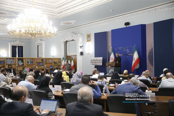 نشست خبری سخنگوی وزارت امور خارجه جمهوری اسلامی ایران
