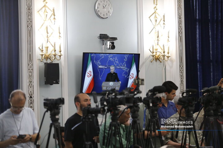 نشست خبری سخنگوی وزارت امور خارجه جمهوری اسلامی ایران