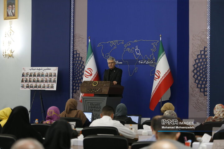 نشست خبری سخنگوی وزارت امور خارجه جمهوری اسلامی ایران