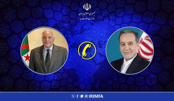 گفت‌وگوی تلفنی وزرای خارجه ایران و الجزایر
