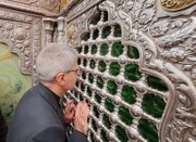 سخنگوی وزارت خارجه حرم حضرت معصومه(س) را زیارت کرد