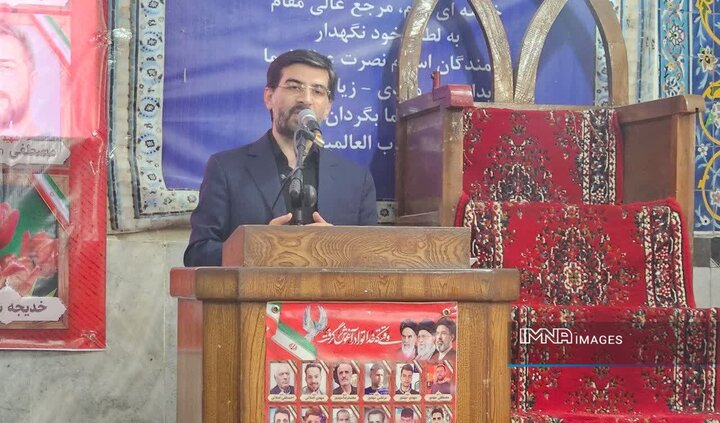 برگزاری مراسم چهلمین روز شهادت شهدای شهروند محله معراج (هفتون) با حضور مردم و مسئولان