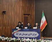 بررسی وضعیت زیرساخت‌ها و بازسازی خسارات جنگ در شورای اداری نظرآباد  