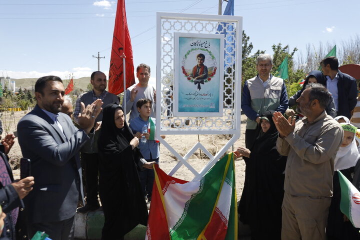باغ میوه شهید ماکان در تبریز احداث شد