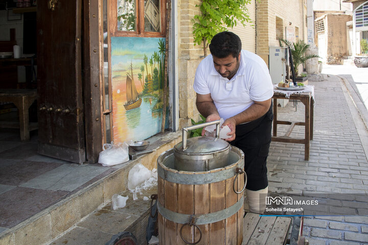 فالوده شیرازی از هنرِ رشته‌ریزی تا طعمِ اصیل در قلب شیراز