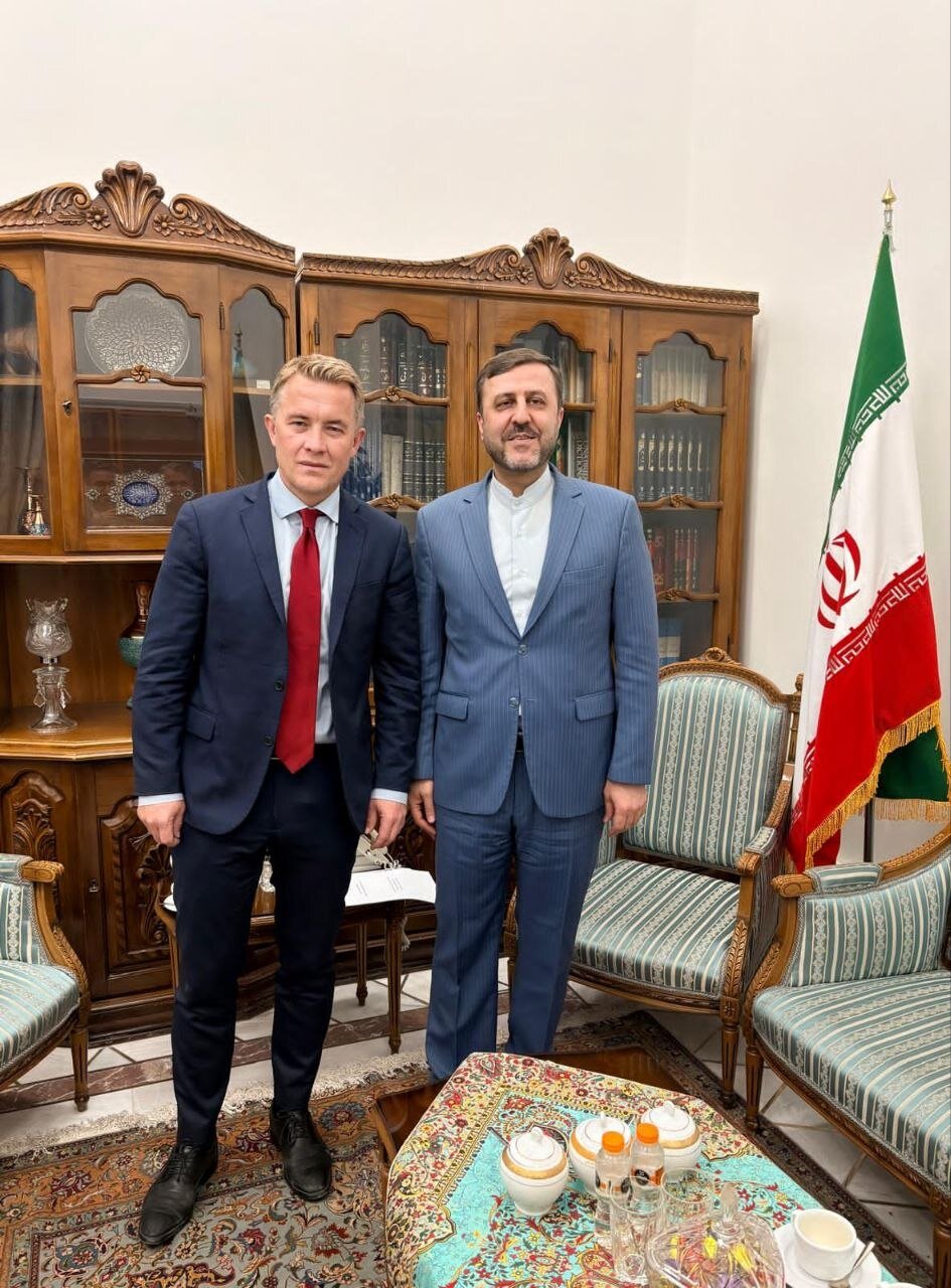 دیدار غریب آبادی با  معاون وزیر خارجه نروژ ، سفیر فرانسه ورئیس بانک بریکس