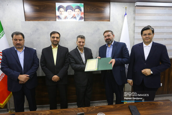 آیین معارفه مدیرعامل سازمان حمل‌و‌نقل مسافر شهرداری اصفهان