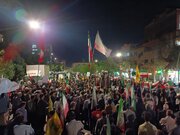 خروش گسترده مردم مشهد در خیابان ها طی هفتادوپنجمین شب برای دفاع از میهن