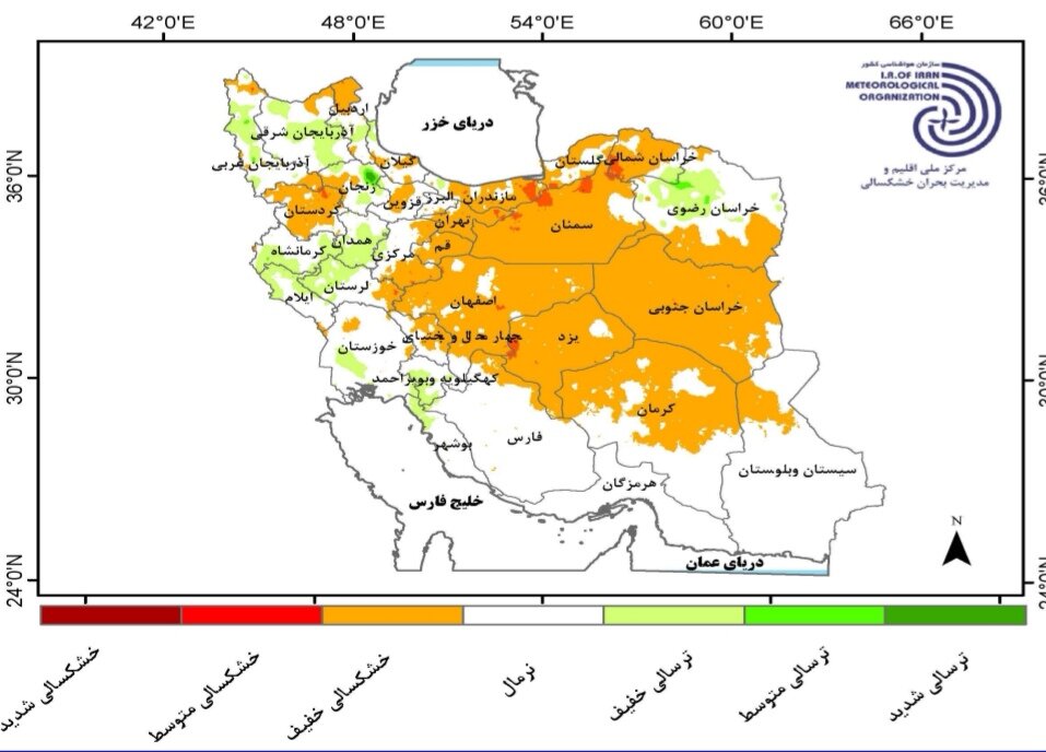 آخرین وضعیت بارندگی و خشکسالی در کشور | کدام استان ها بارش بیشتری داشتند؟