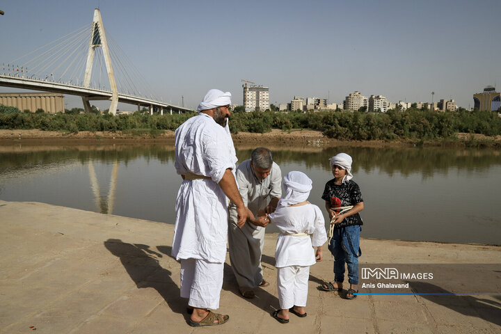 مراسم «دهوا ادمانا» صابئین مندایی