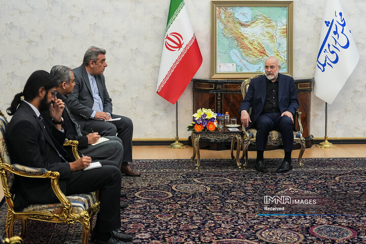 دیدار وزیر کشور پاکستان و رئیس مجلس شورای اسلامی