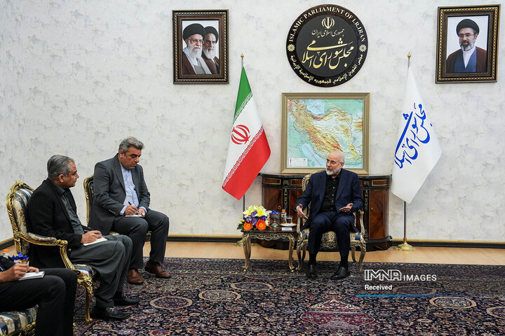 دیدار وزیر کشور پاکستان و رئیس مجلس شورای اسلامی