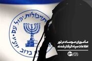 مأموران موساد در تور اطلاعات سپاه گرفتار شدند