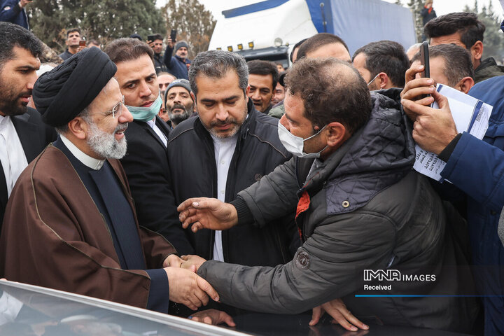 بازدید و گفتگو با کامیون‌داران پایانه باربری بهارستان