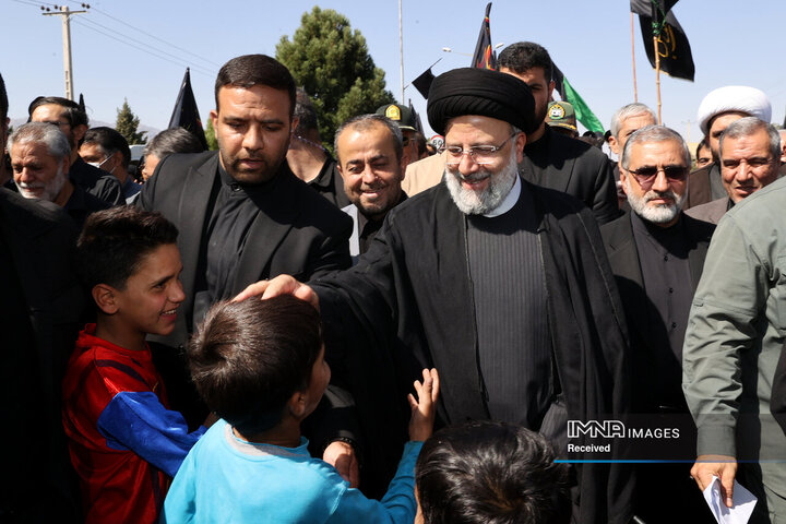 حضور در جمع سوگواران اربعین حسینی در بیرجند