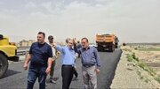 پروژه تعریض و آسفالت پل جاده پیام (قزل‌حصار) به پایان رسید